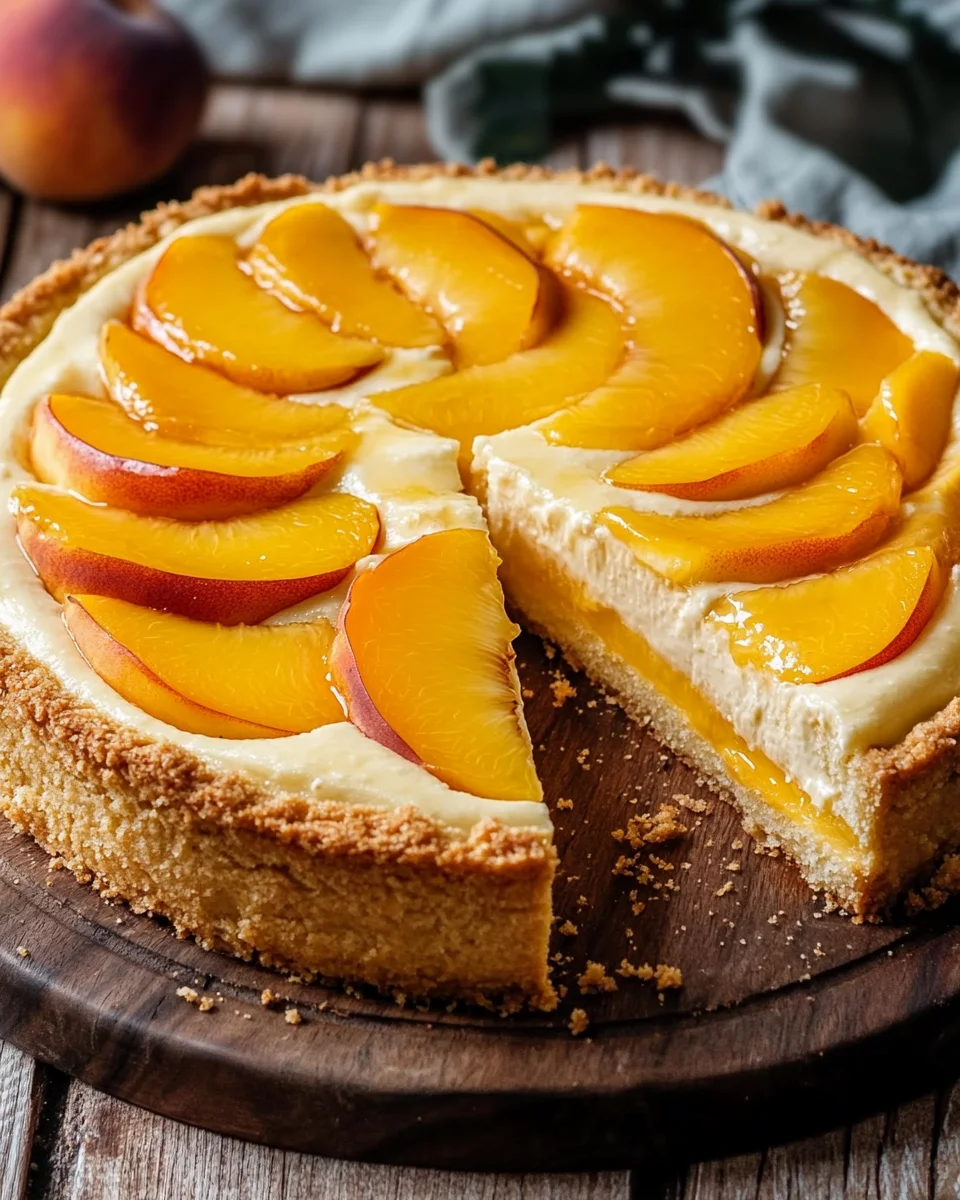 Pfirsich-Schmand-Kuchen Rezept