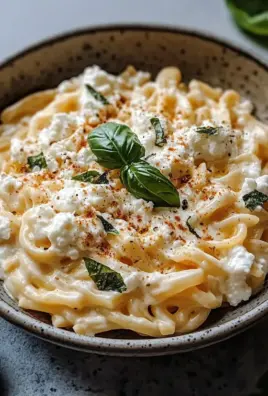 Protein Nudeln mit Hüttenkäse