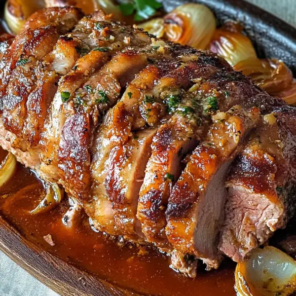 Räuberbraten, schmort im Ofen einfach vor sich hin