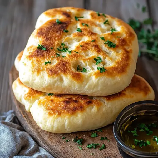 Schnelles Pfannenbrot ohne Hefe
