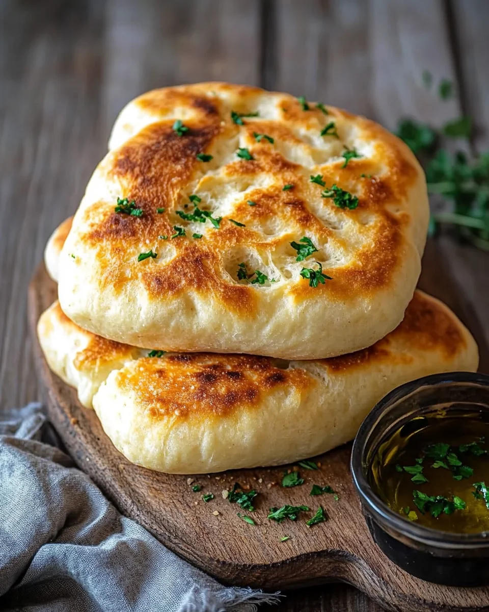 Schnelles Pfannenbrot ohne Hefe