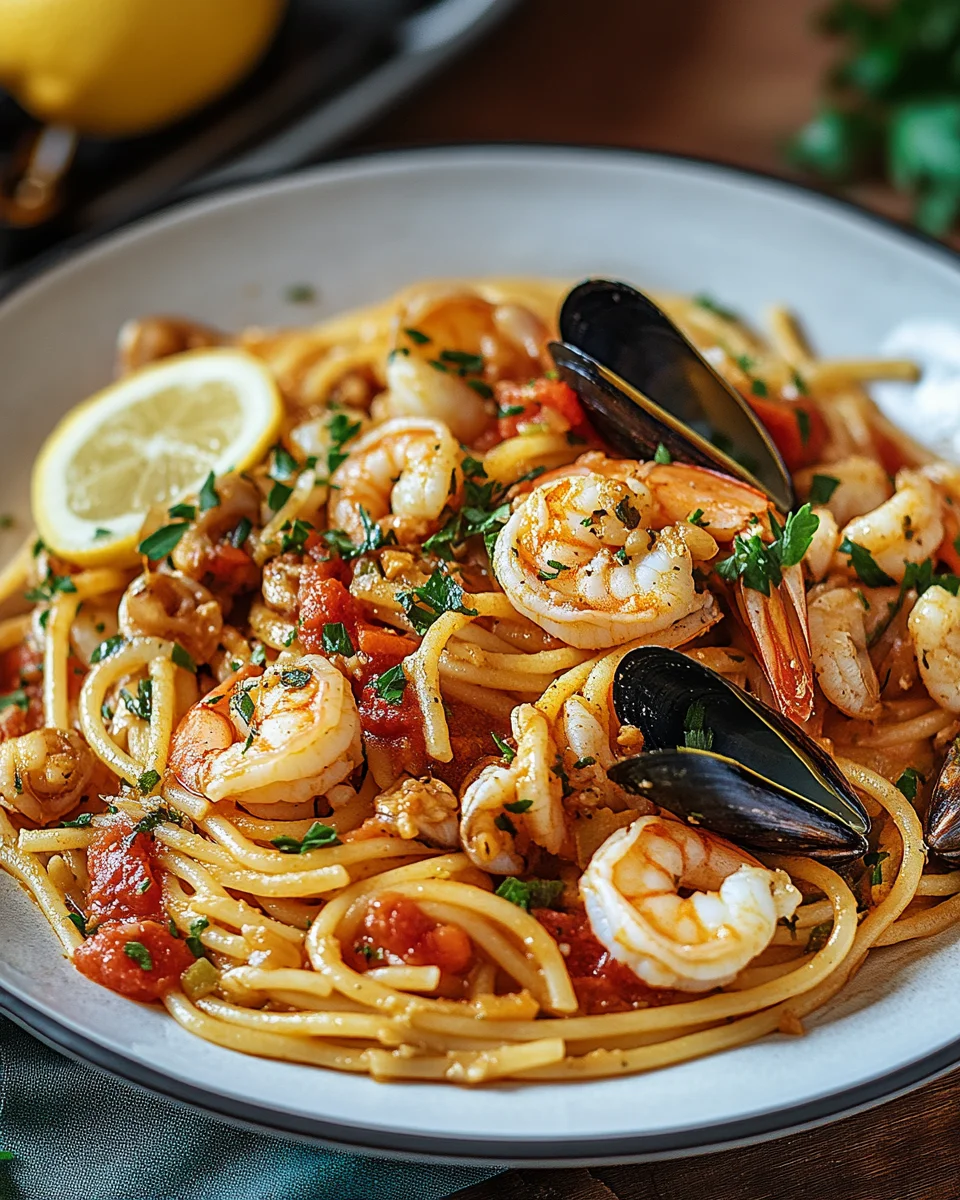 Spaghetti Frutti di Mare 20 Spaghetti