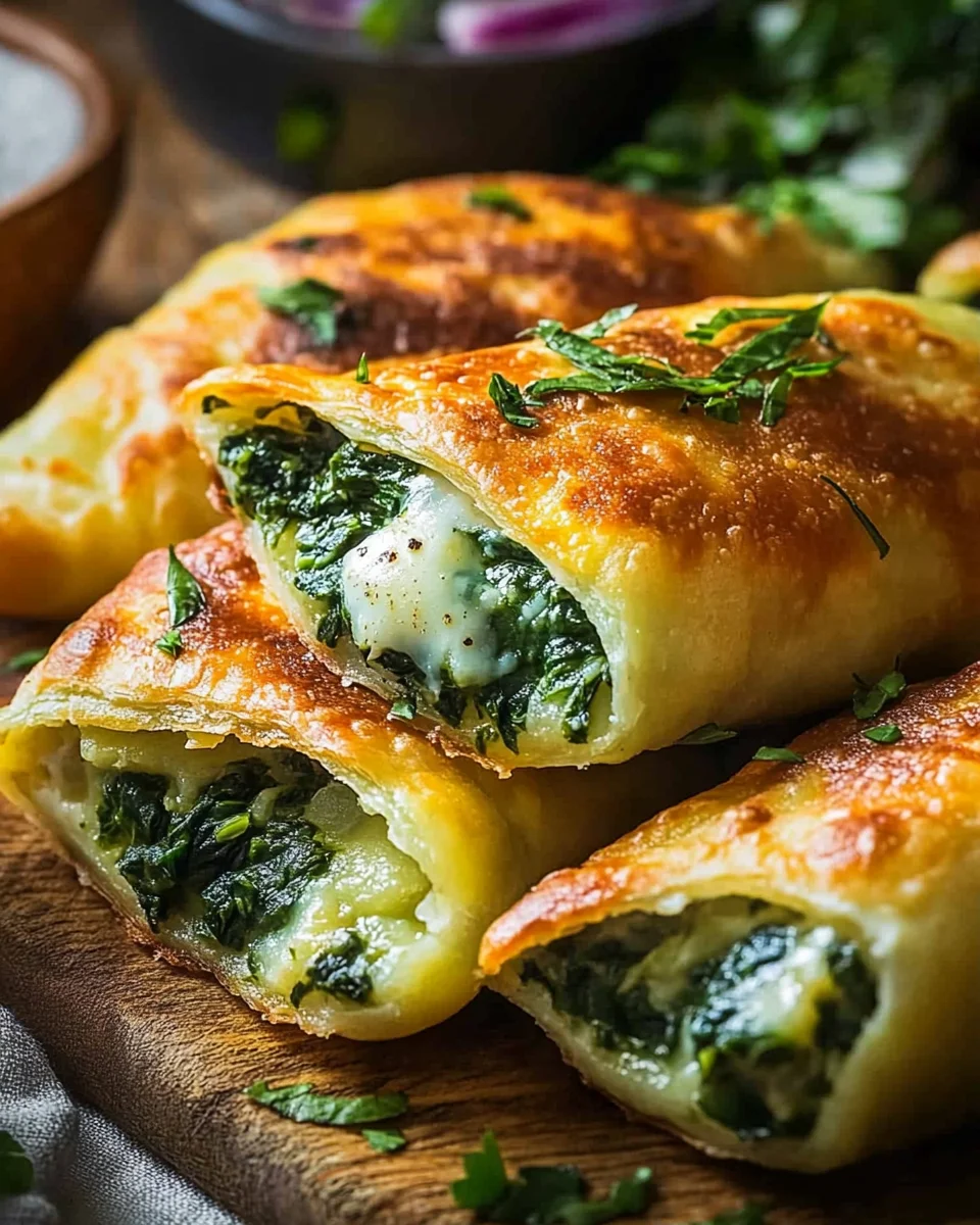 Vegane Kartoffeltaschen mit Spinat-Frischkäse-Füllung 23 Vegane