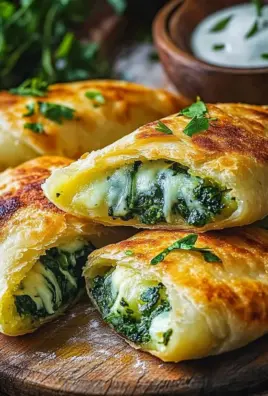 Vegane Kartoffeltaschen mit Spinat-Frischkäse-Füllung 30 Vegane Kartoffeltaschen mit Spinat-Frischkäse-Füllung