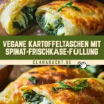 Vegane Kartoffeltaschen mit Spinat-Frischkäse-Füllung 22 Pinterest Hidden Image