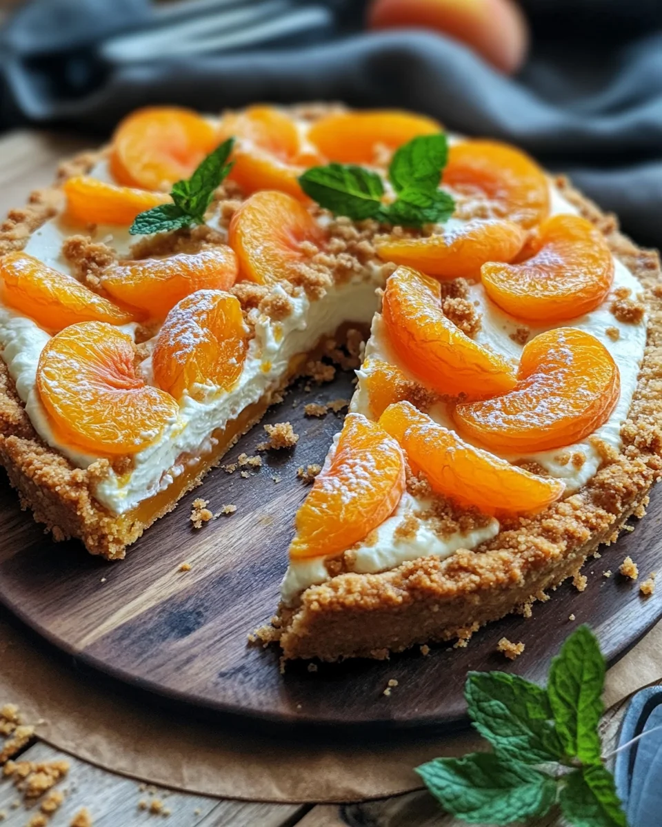 Aprikosenkuchen mit Quark und Streuseln