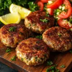Bifteki &ndash; Griechische Frikadellen gef&uuml;llt mit Schafsk&auml;se