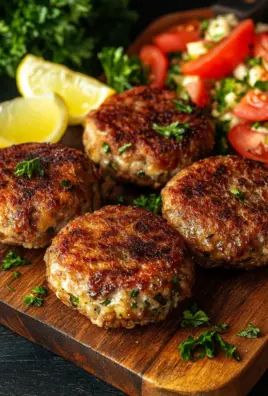 Bifteki – Griechische Frikadellen gefüllt mit Schafskäse