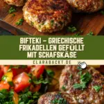 Bifteki – Griechische Frikadellen gefüllt mit Schafskäse 16 Pinterest Hidden Image