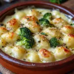 Cremiger Gnocchi Brokkoli-Auflauf