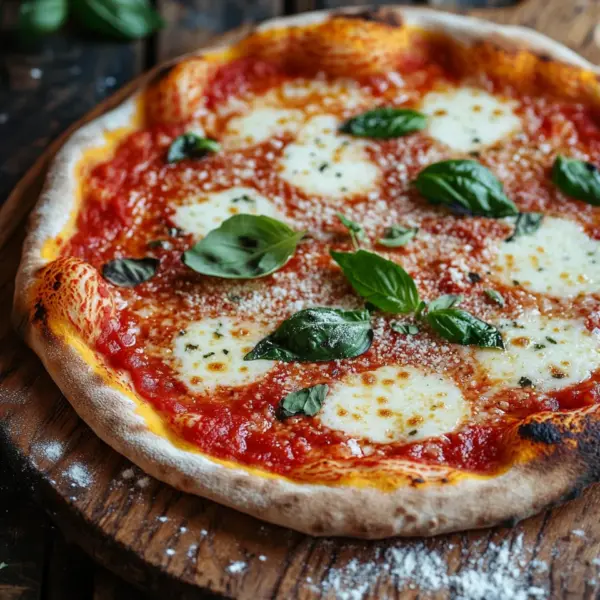 Der beste italienische Pizzateig und Pizza Margherita