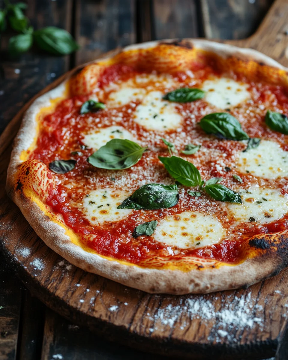 Der beste italienische Pizzateig und Pizza Margherita