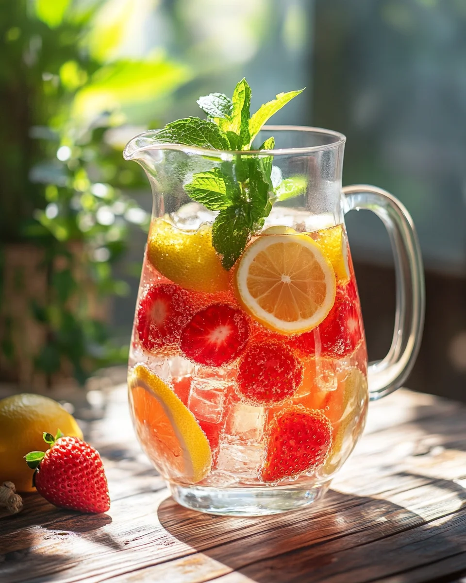 Erdbeer-Zitronen-Limonade