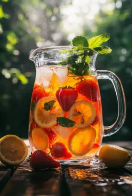 Erdbeer-Zitronen-Limonade selber machen ohne Zucker 19 Erdbeer-Zitronen-Limonade selber machen ohne Zucker