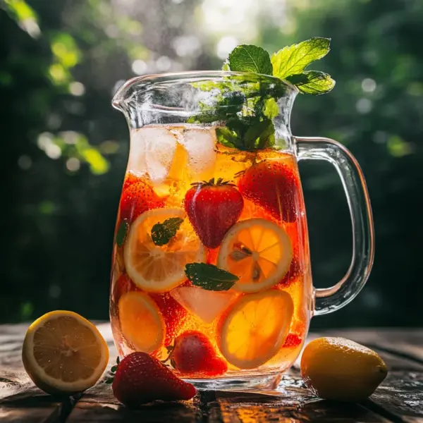Erdbeer-Zitronen-Limonade selber machen ohne Zucker