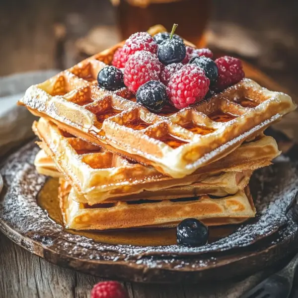 Fluffige Waffeln