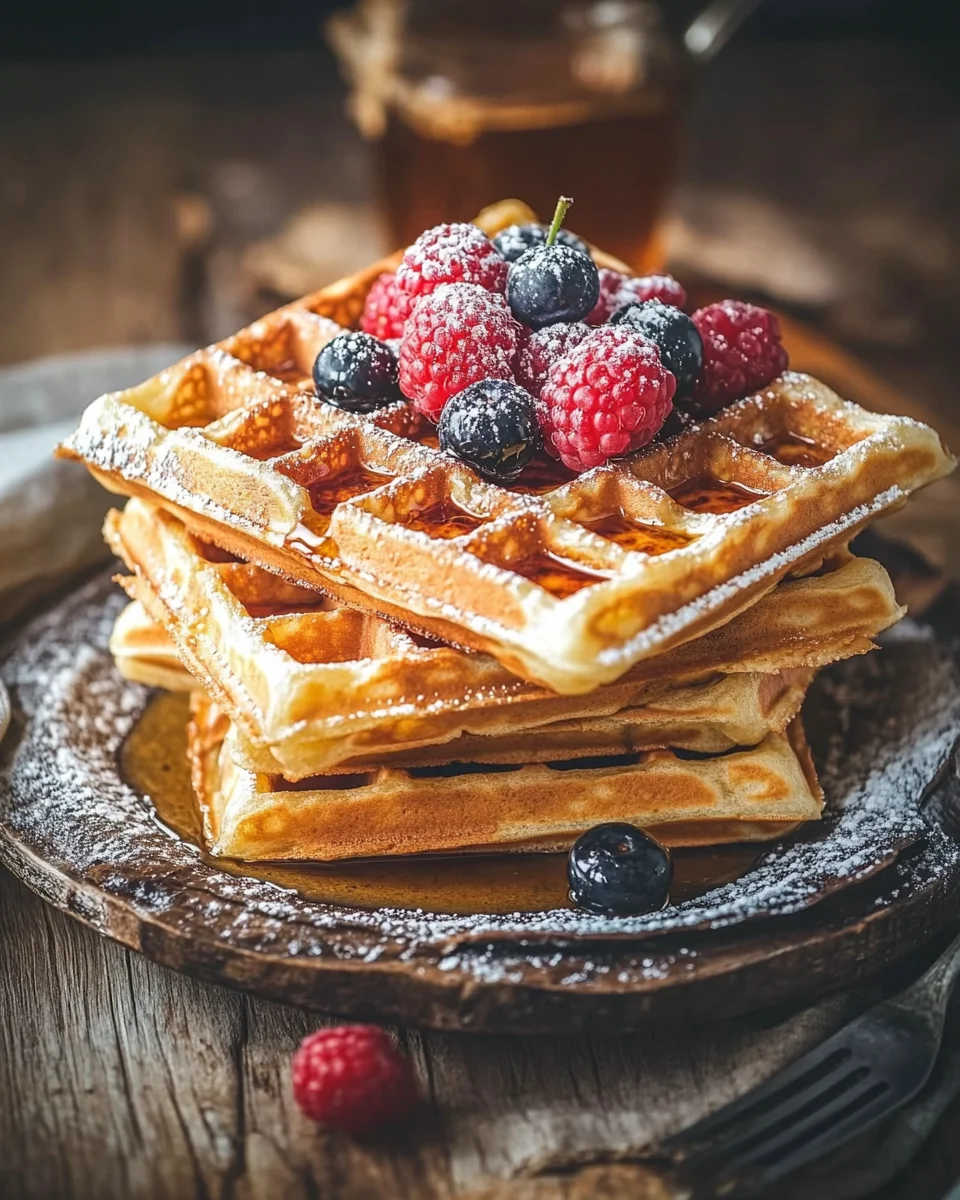Fluffige Waffeln
