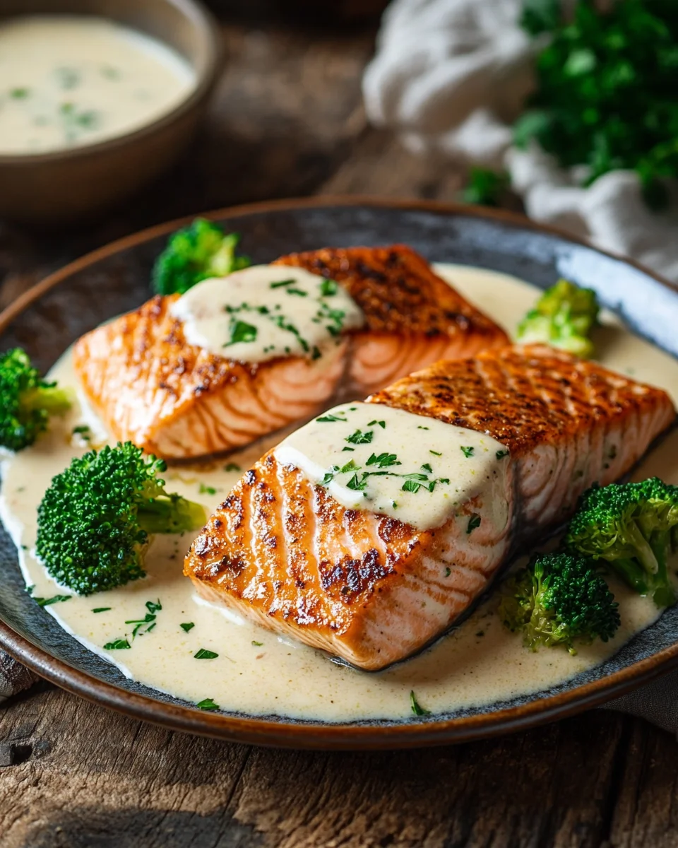 Homepage 6 Gebratener Lachs und Brokkoli Alfredo