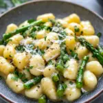 Gnocchi mit gr&uuml;nem Spargel