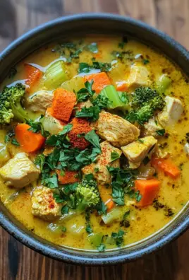 Hähnchen Brokkoli Wildreis Suppe
