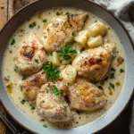 H&auml;hnchen in Frischk&auml;sesauce