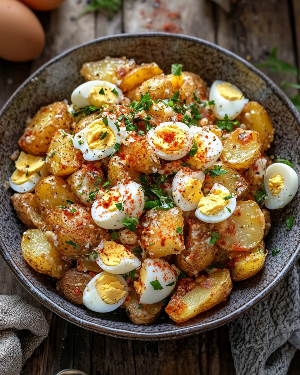 Knuspriger Kartoffelsalat