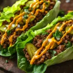 Low Carb Big Mac Rolle