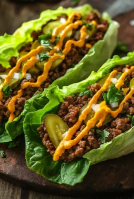 Low Carb Big Mac Rolle