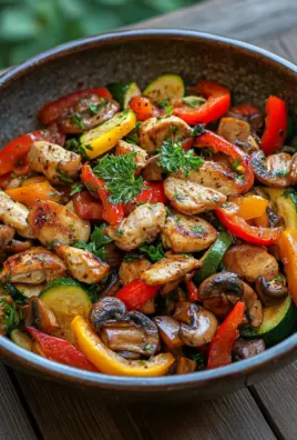 Low-Carb Gemüsepfanne mit Geflügel 25 Low-Carb Gemüsepfanne mit Geflügel