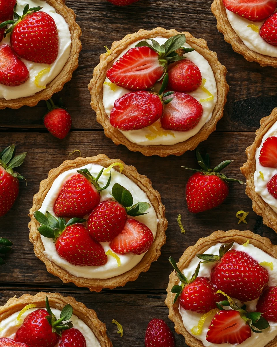 Mürbeteig Tartelettes mit Erdbeeren und Mascarponecreme 21 Mürbeteig