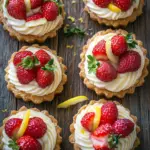 M&uuml;rbeteig Tartelettes mit Erdbeeren und Mascarponecreme