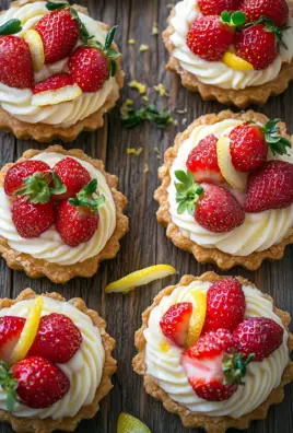 Mürbeteig Tartelettes mit Erdbeeren und Mascarponecreme 32 Mürbeteig Tartelettes mit Erdbeeren und Mascarponecreme