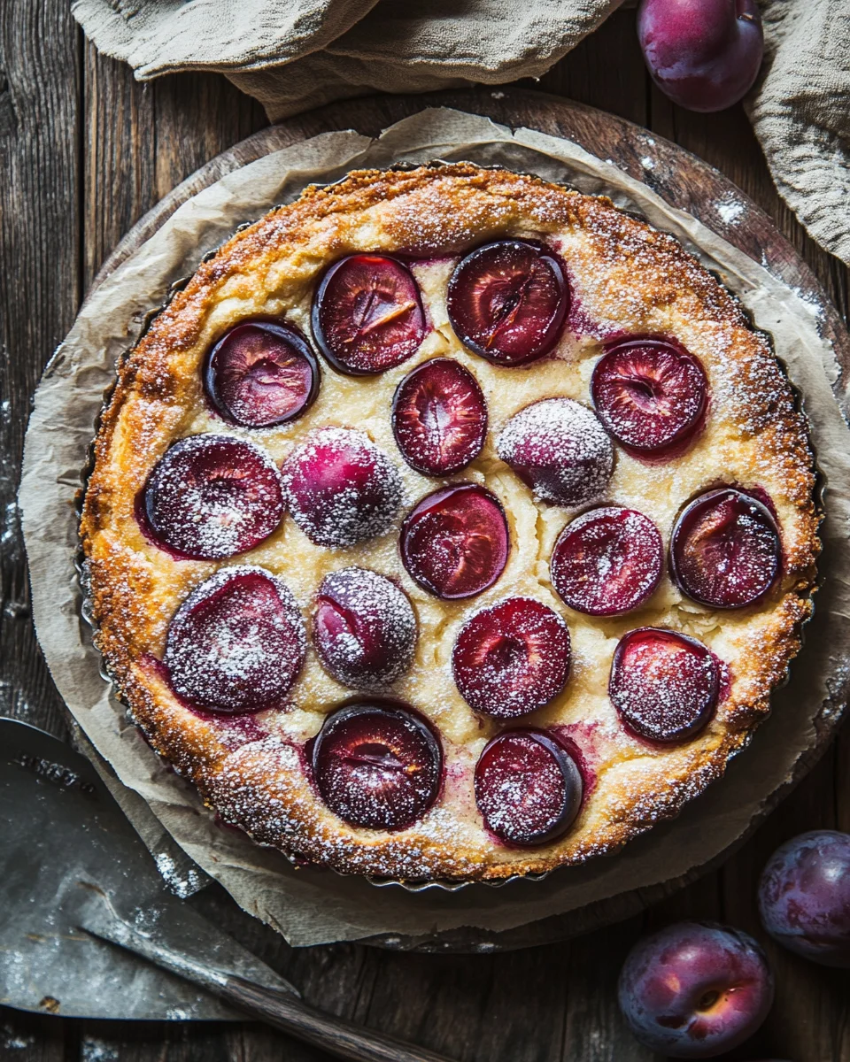 Pflaumenkuchen mit Schmand
