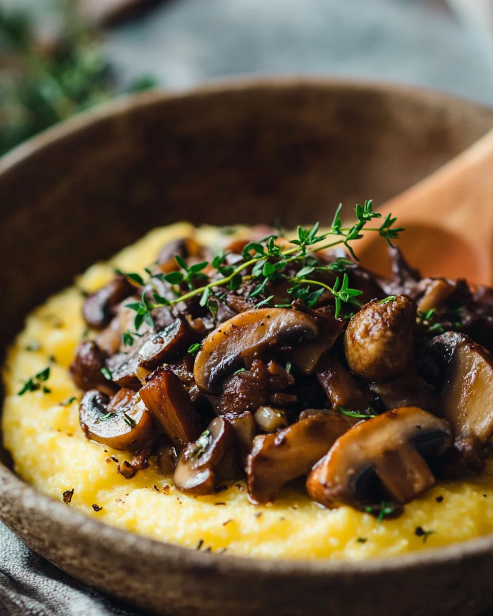 Pilzragout auf Parmesan-Polenta 22 Pilzragout