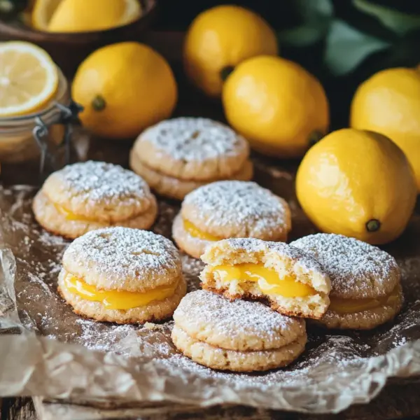 Plätzchen mit Lemoncurd