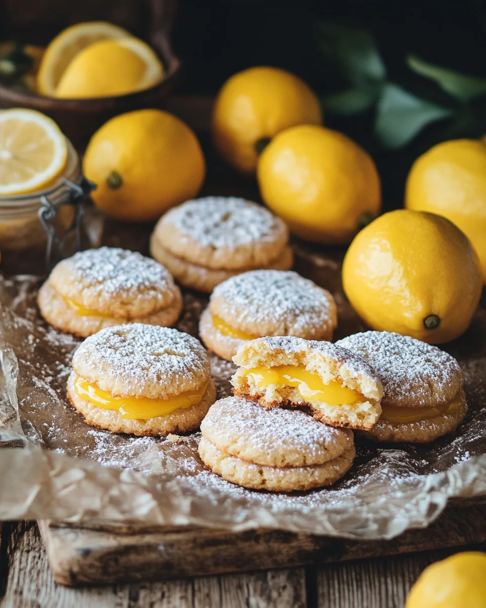 Plätzchen mit Lemoncurd