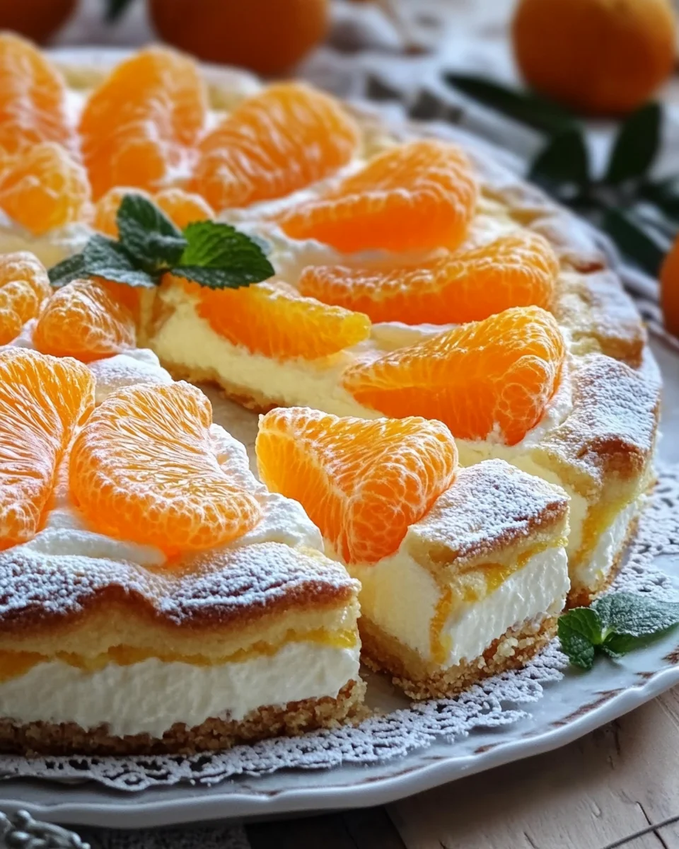Quarkkuchen mit Mandarinen 21 Quarkkuchen