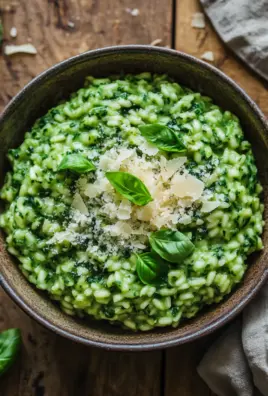 Spinat Risotto mit frischen Kräutern