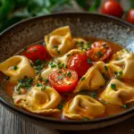 Tortellini-Auflauf mit Tomaten & Mozzarella
