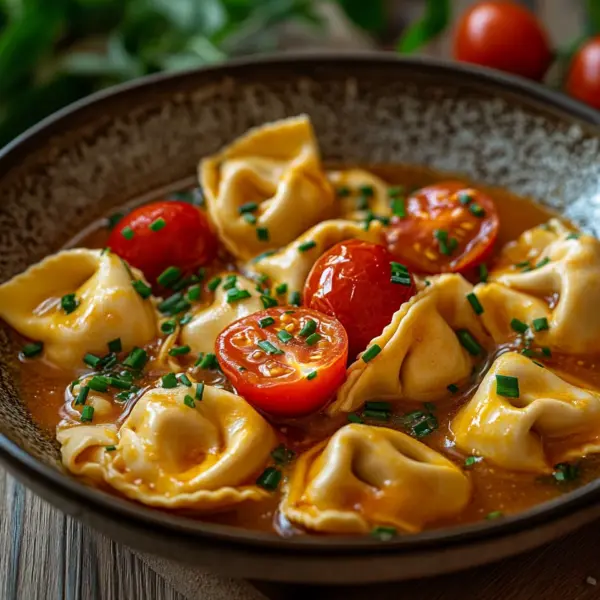 Tortellini-Auflauf mit Tomaten & Mozzarella