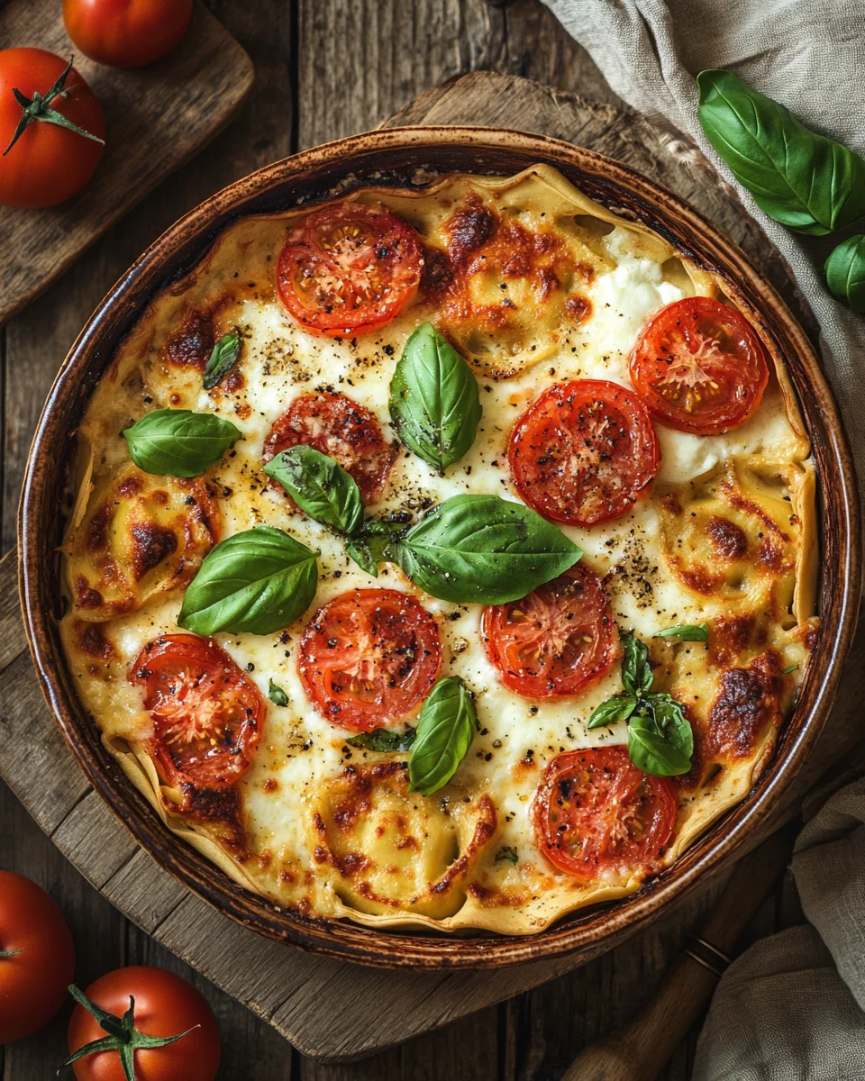 Tortellini-Auflauf mit Tomaten und Mozzarella (vegetarisches Rezept) 21 Tortellini-Auflauf mit Tomaten und Mozzarella (vegetarisches Rezept)