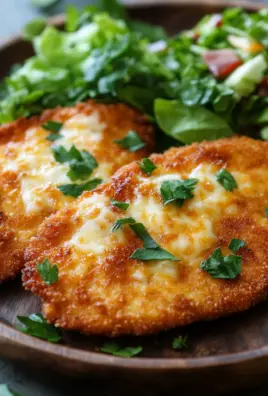 Überbackene Partyschnitzel