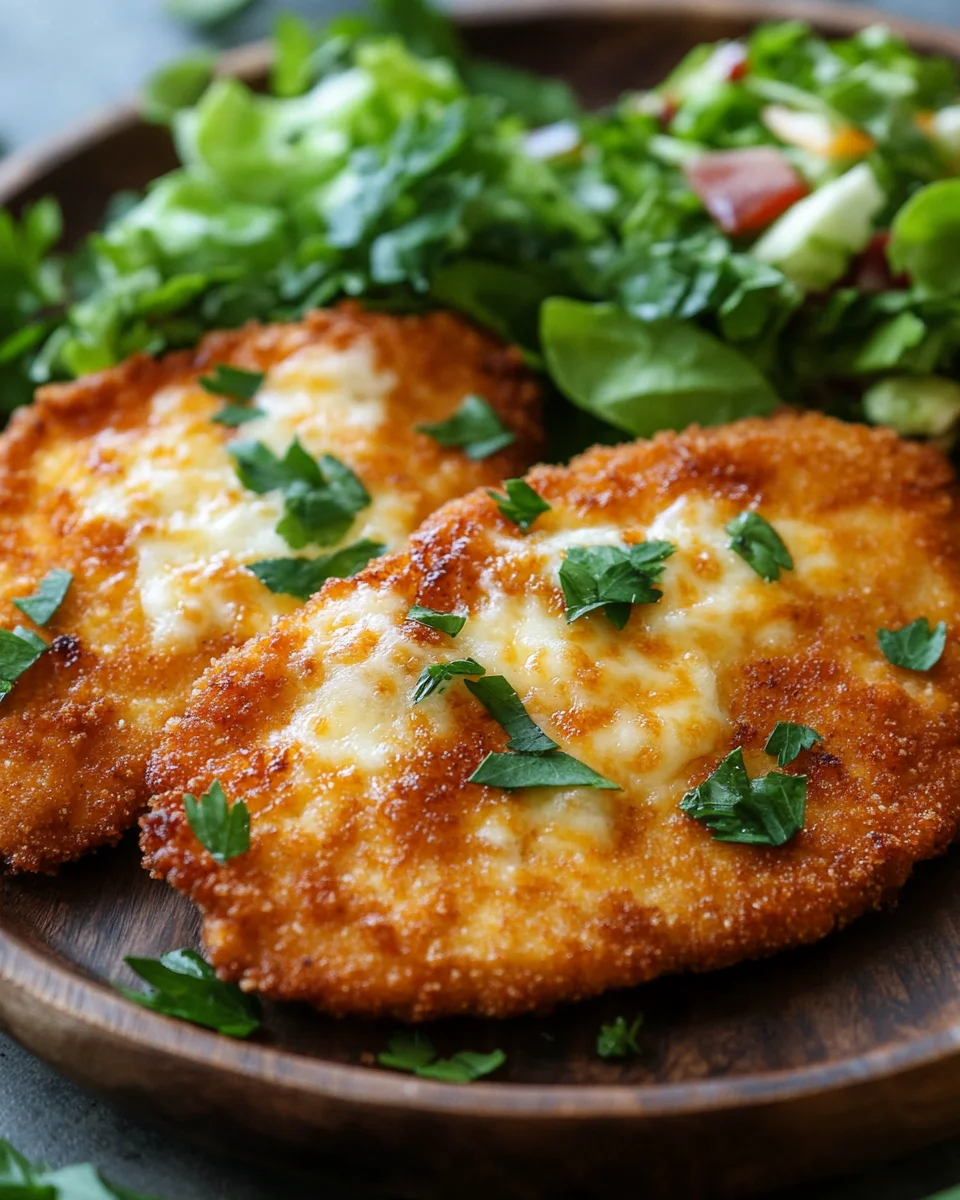 Überbackene Partyschnitzel