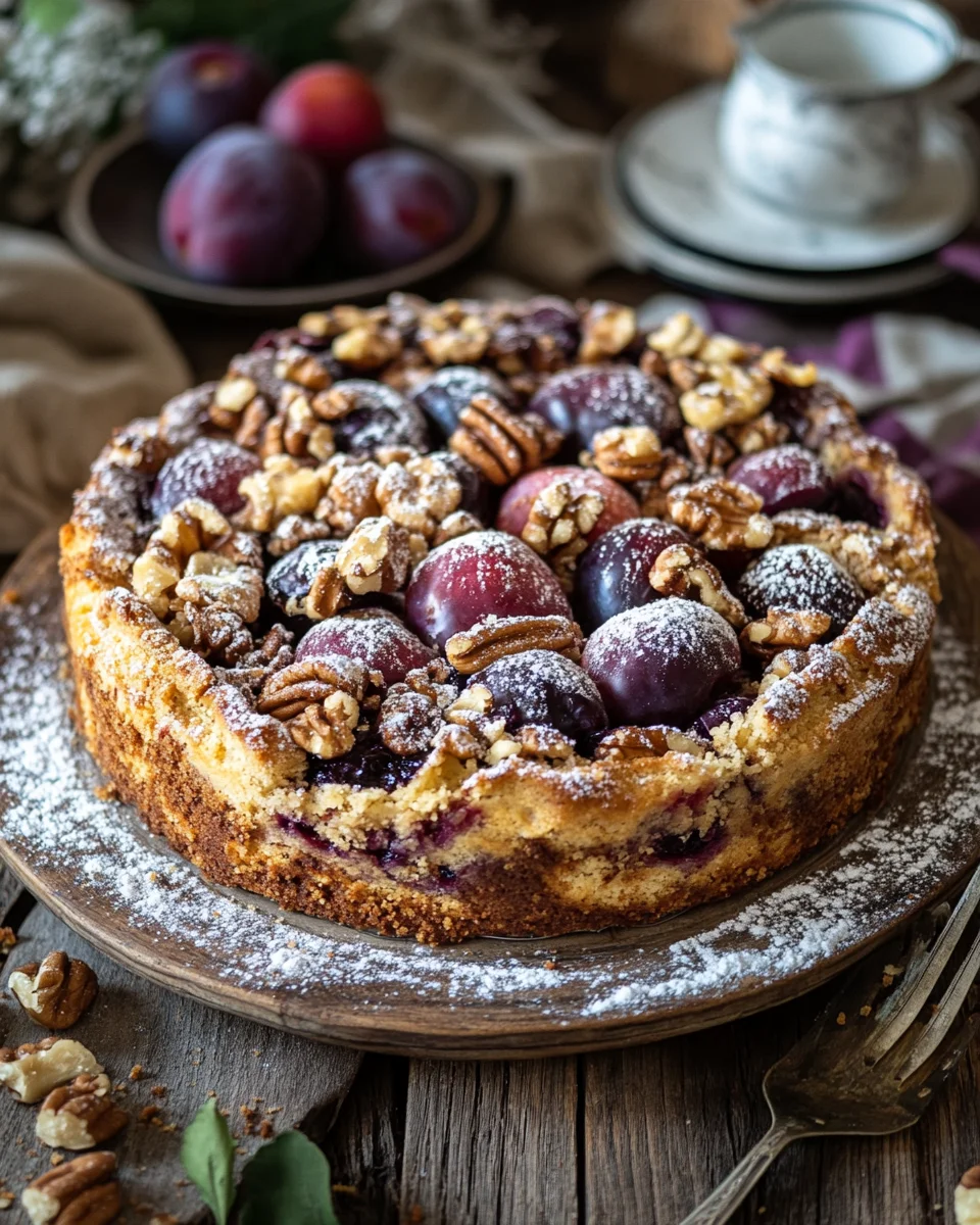 Walnuss-Zwetschgenkuchen mit Zimt-Streuseln 21 Walnuss-Zwetschgenkuchen