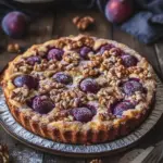 Walnuss-Zwetschgenkuchen mit Zimt-Streuseln